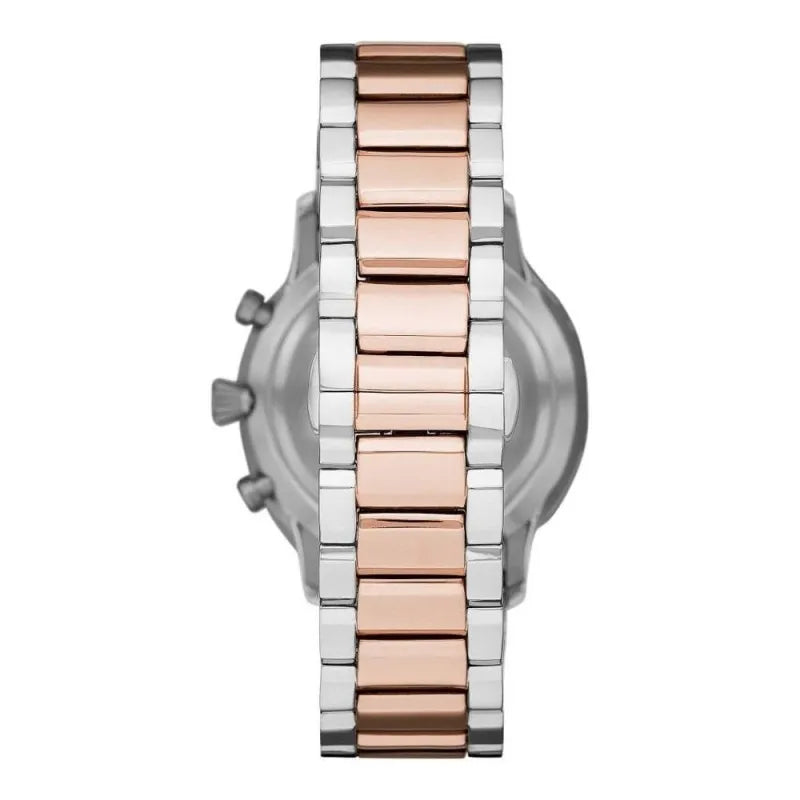 Elegante zweifarbige Uhr für Herren