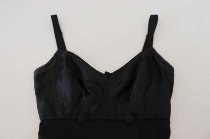 Elegant Black Sheath A-Line Mini Dress