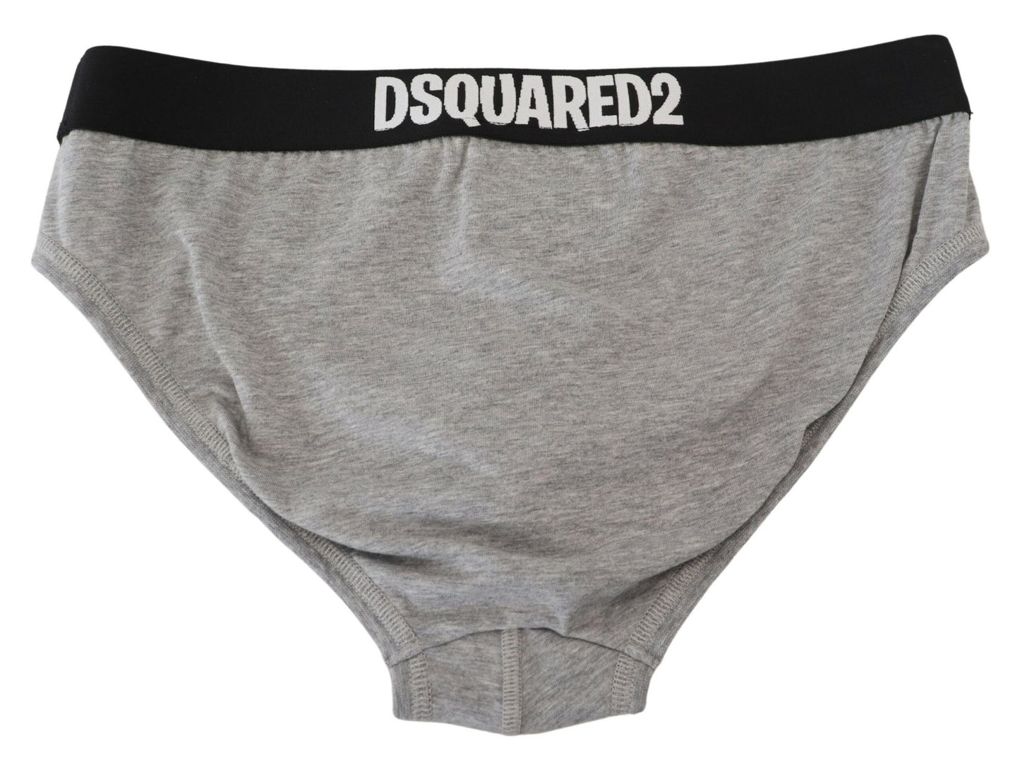 Eleganter Slip aus grauer Baumwollstretch