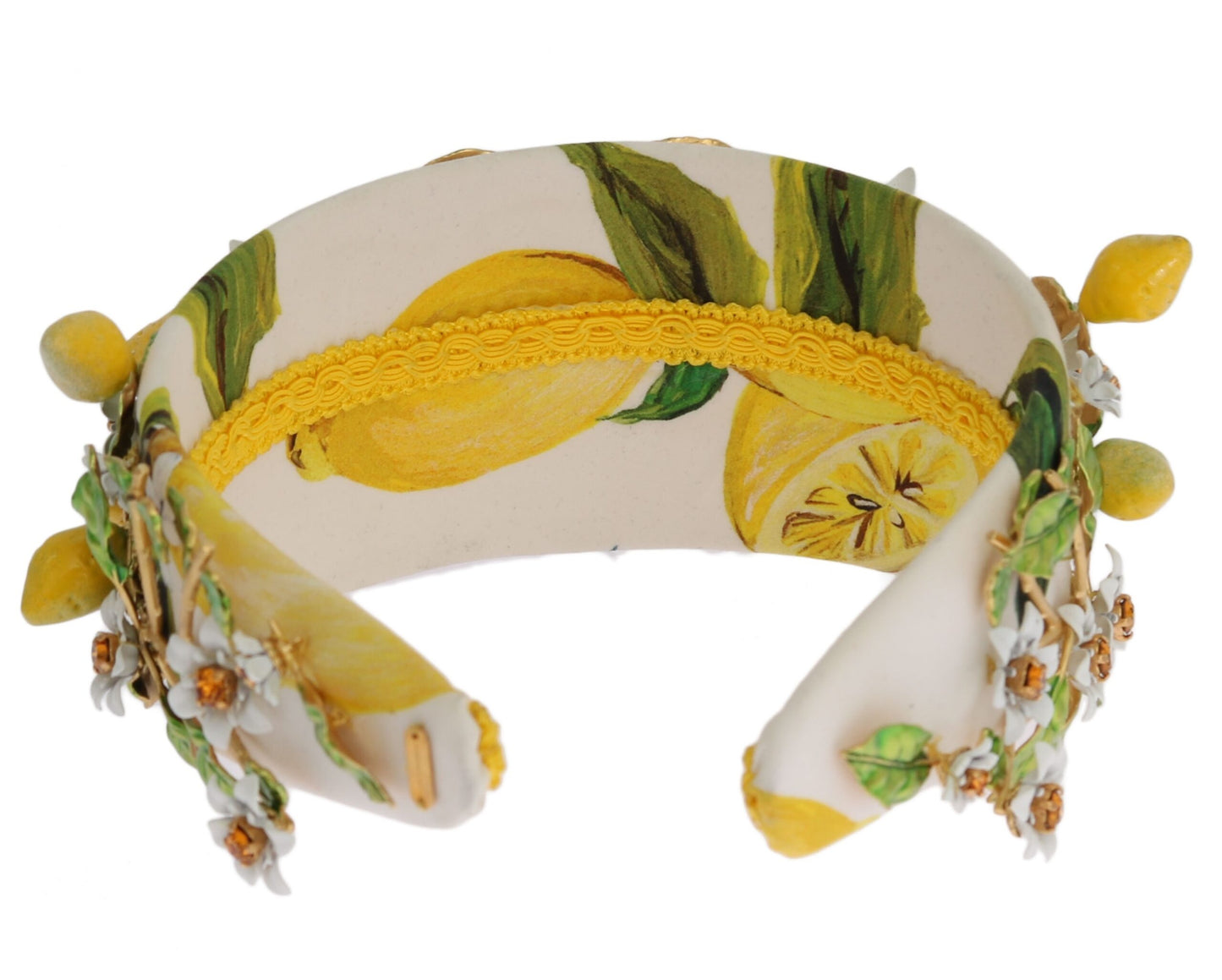Diadem-Tiara aus sizilianischem Zitronenkristall