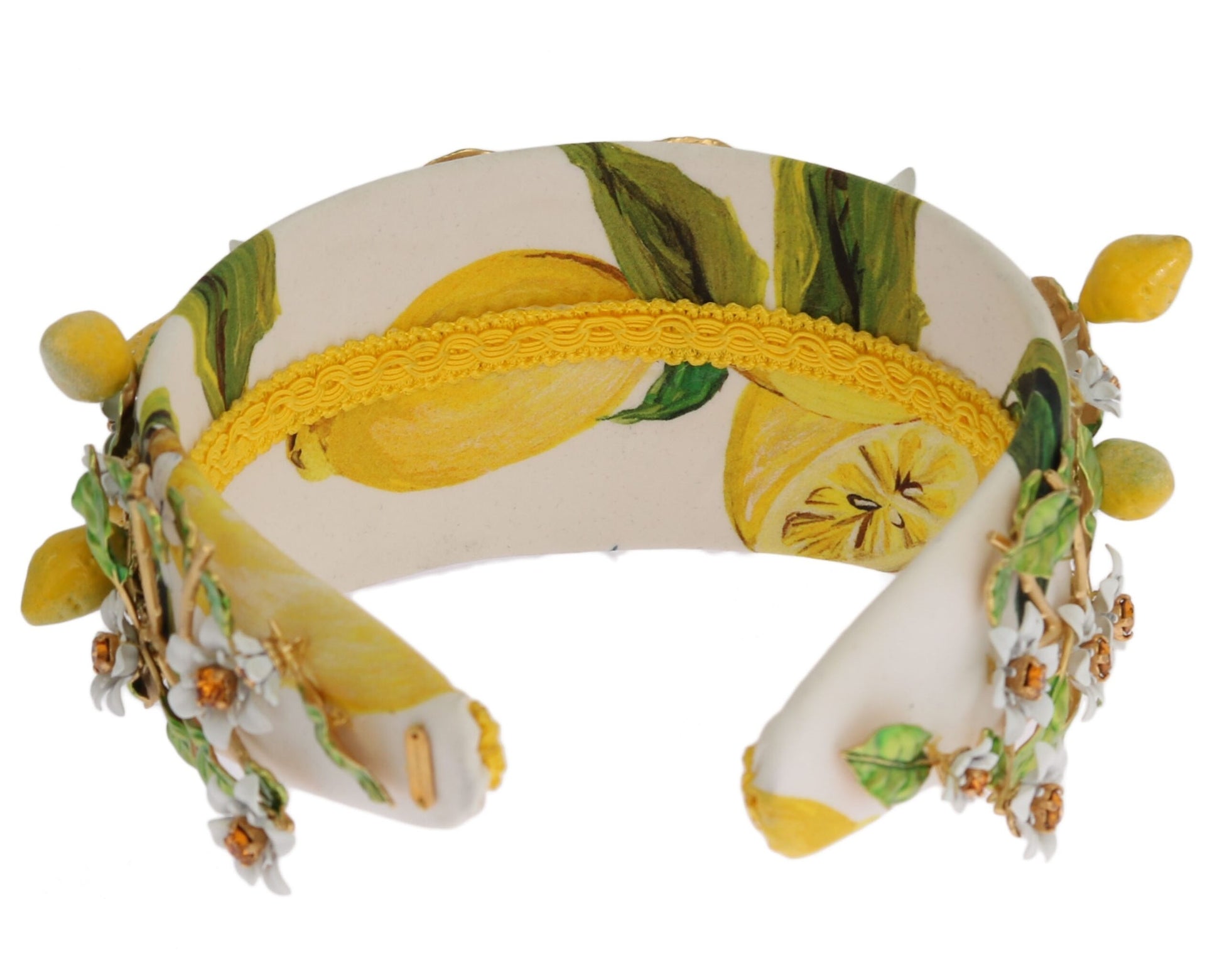 Diadem-Tiara aus sizilianischem Zitronenkristall