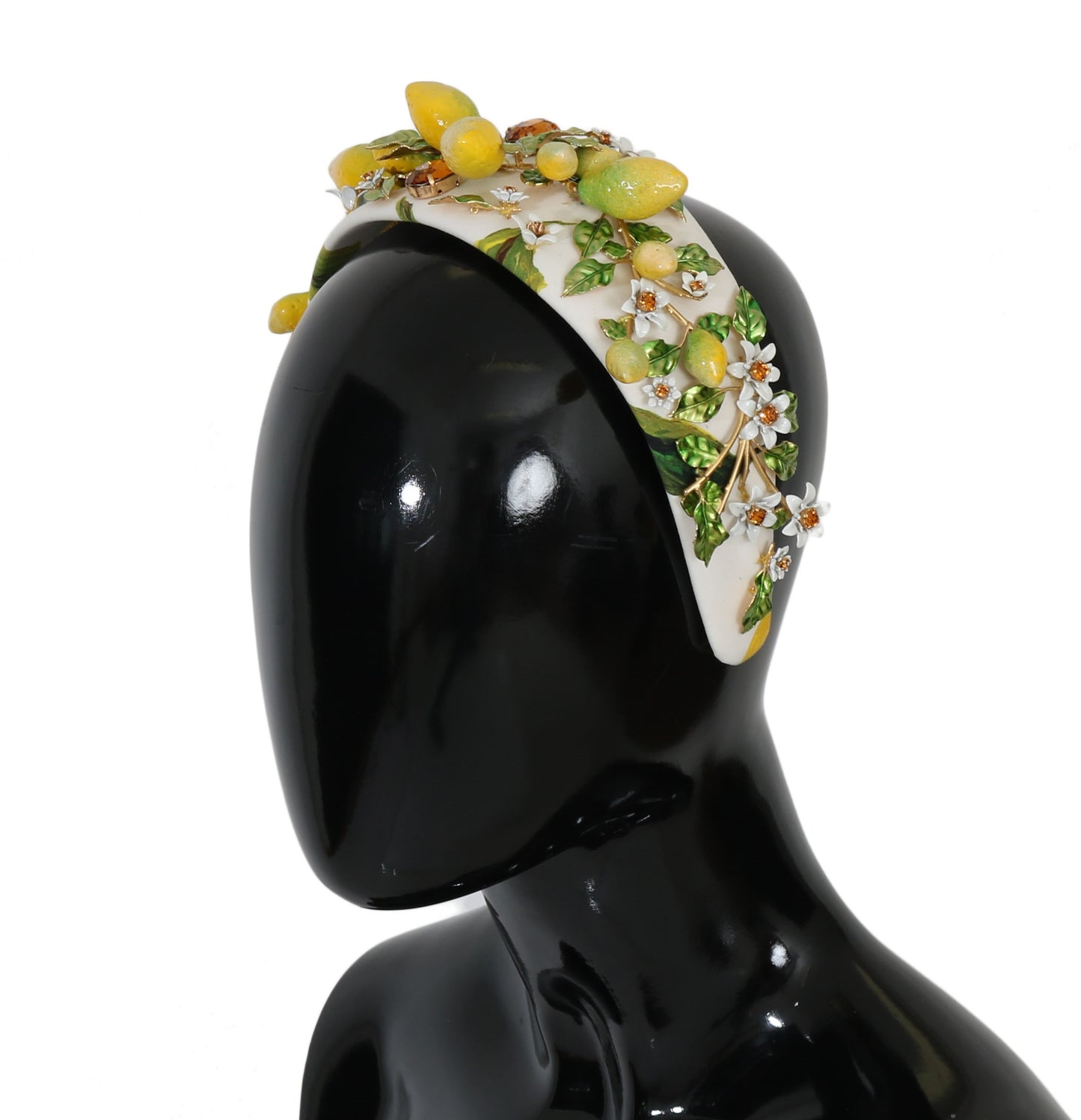 Diadem-Tiara aus sizilianischem Zitronenkristall