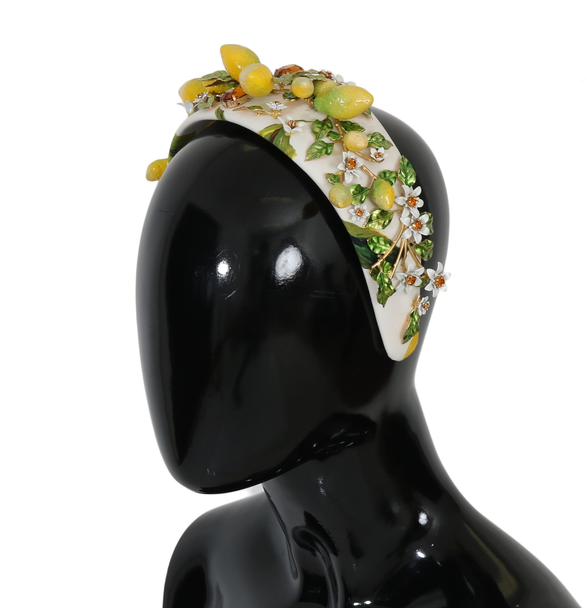 Diadem-Tiara aus sizilianischem Zitronenkristall