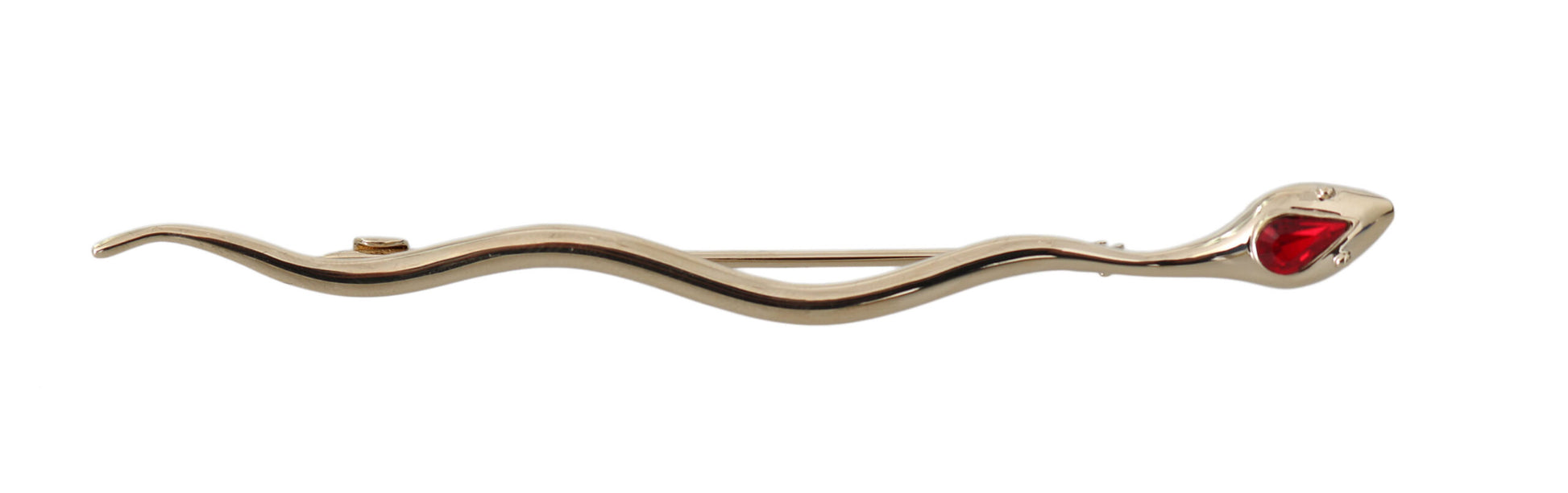 Elegante silberne Kristallbrosche