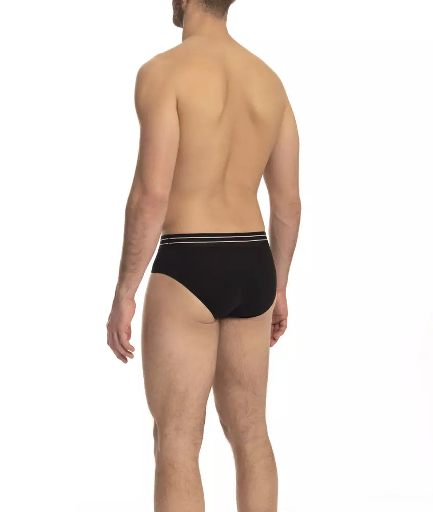 Black Cotton Men's Underwear Pack