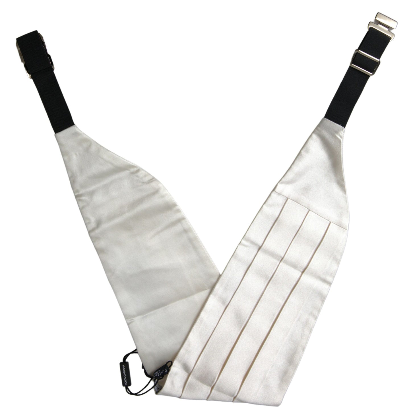 Eleganter weißer Kummerbund aus Seide