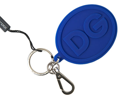 Schicker Logo-Schlüsselanhänger aus Messing und Gummi