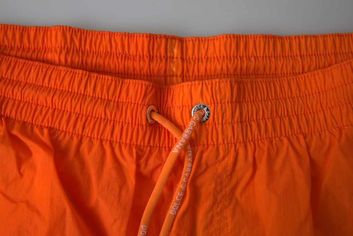 Gradient Effect Swim Shorts in Vibrant Orange