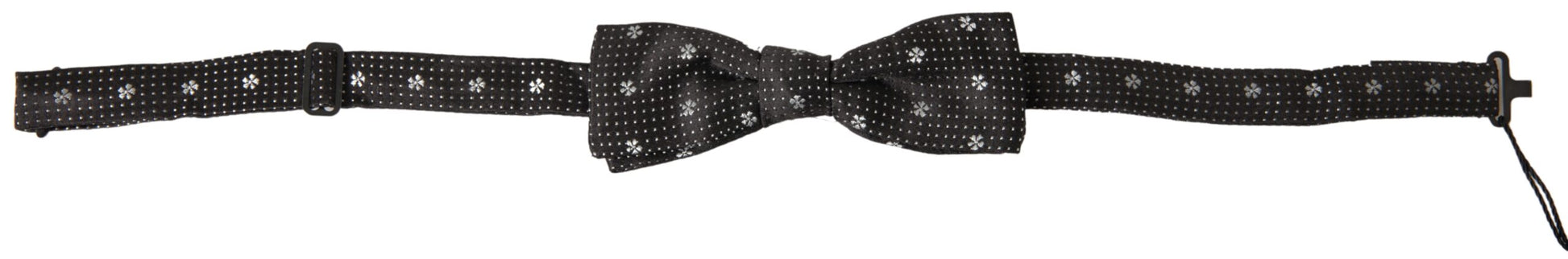 Elegante schwarze Seidenfliege