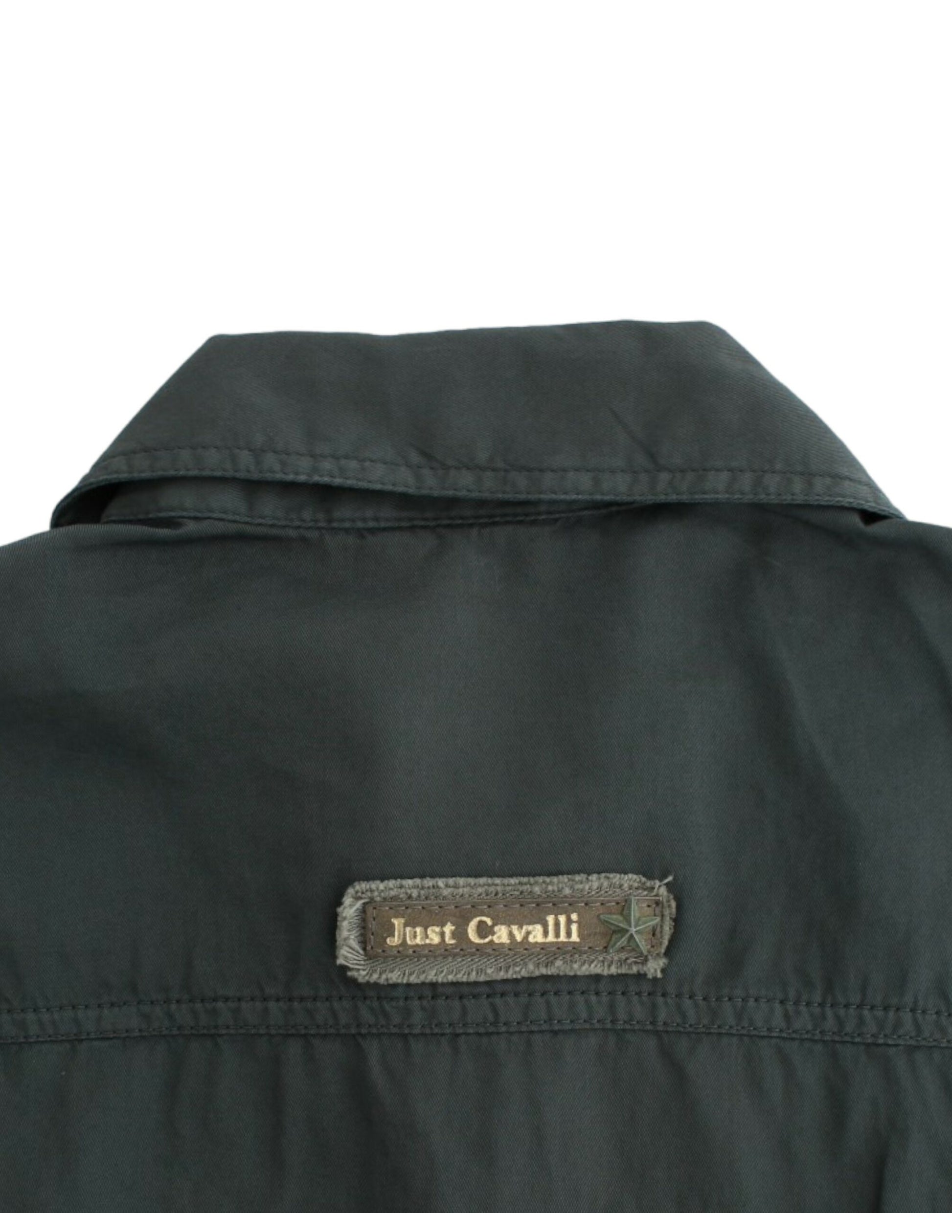 Elegantes Button-Down-Hemd aus Baumwolle in Grau