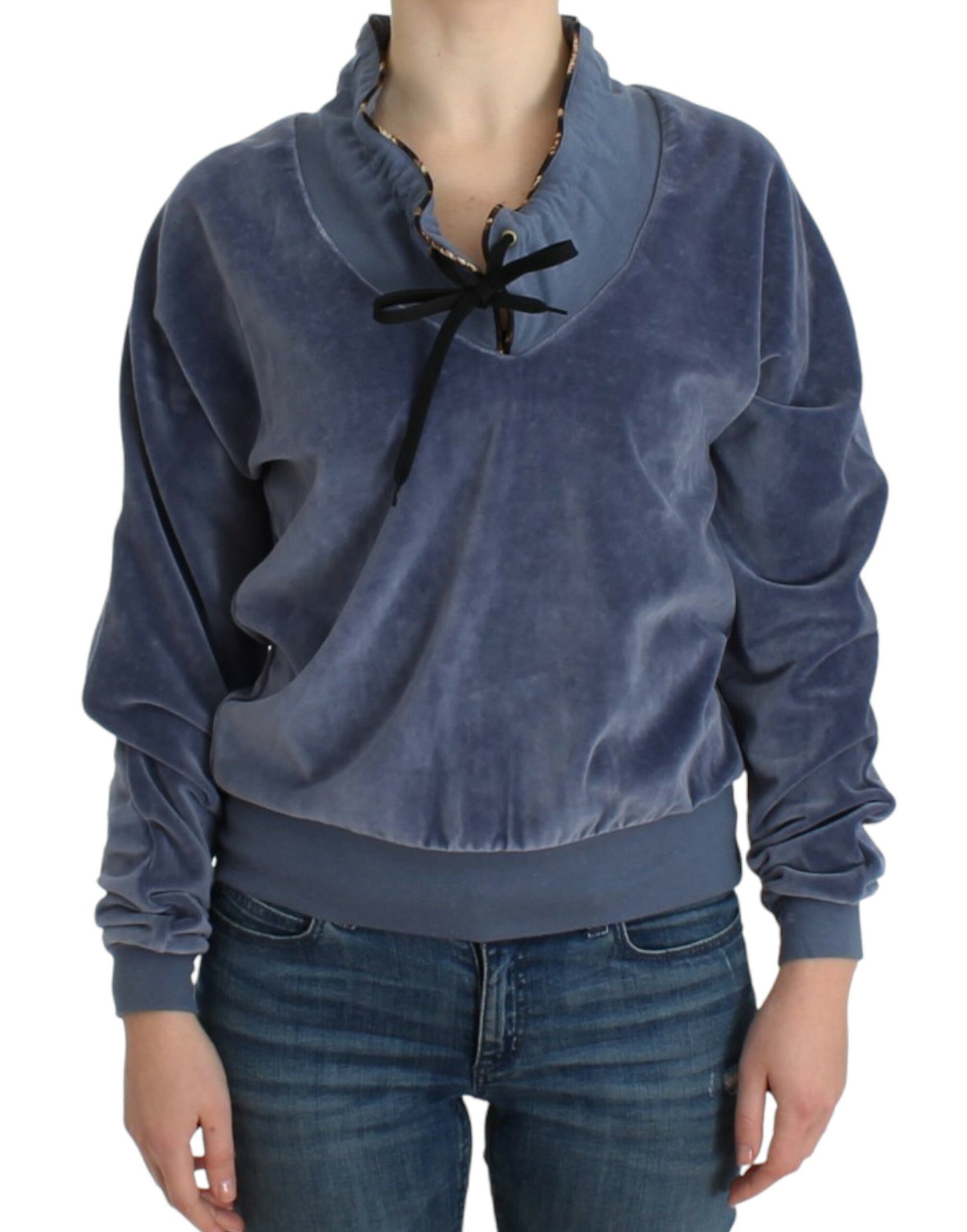 Edler Pullover-Mock mit Strass-Detail