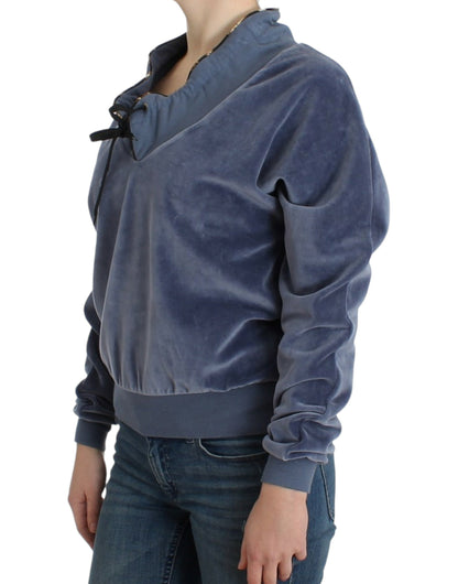 Edler Pullover-Mock mit Strass-Detail