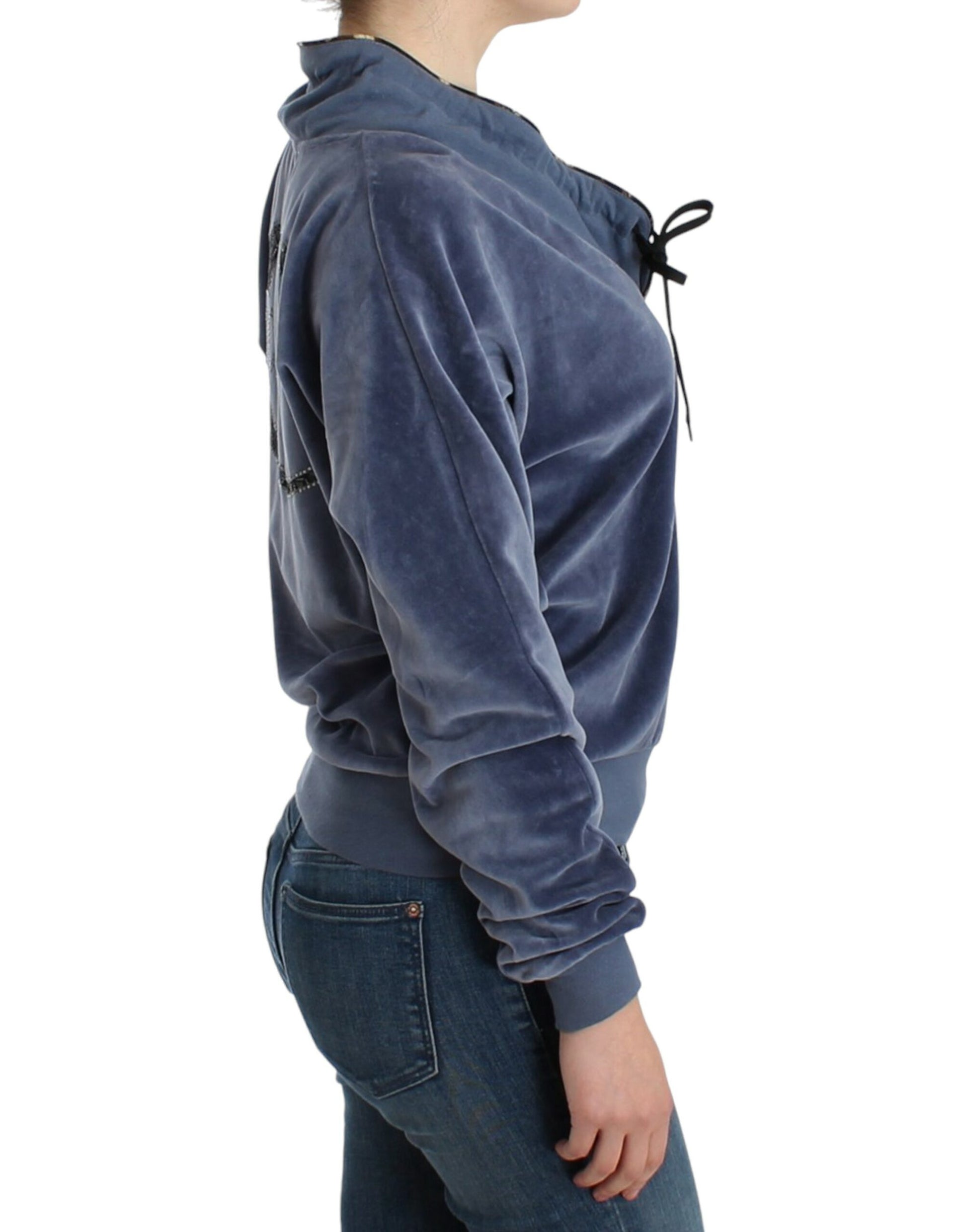 Edler Pullover-Mock mit Strass-Detail