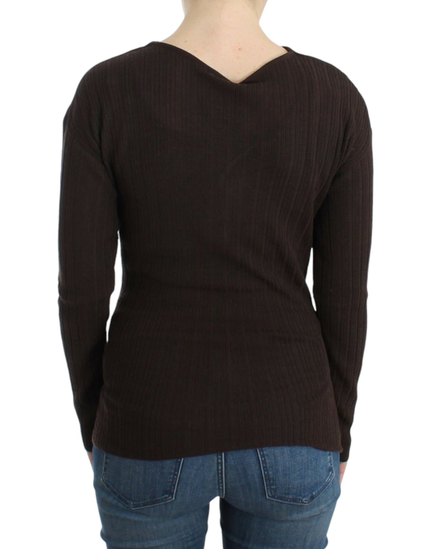 Schicker Keyhole-Pullover aus Schurwolle