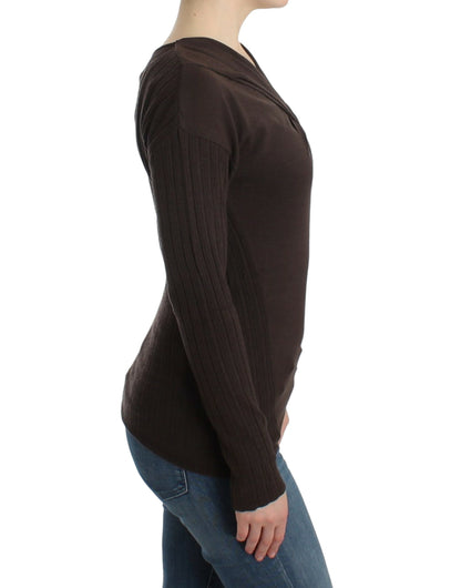 Schicker Keyhole-Pullover aus Schurwolle