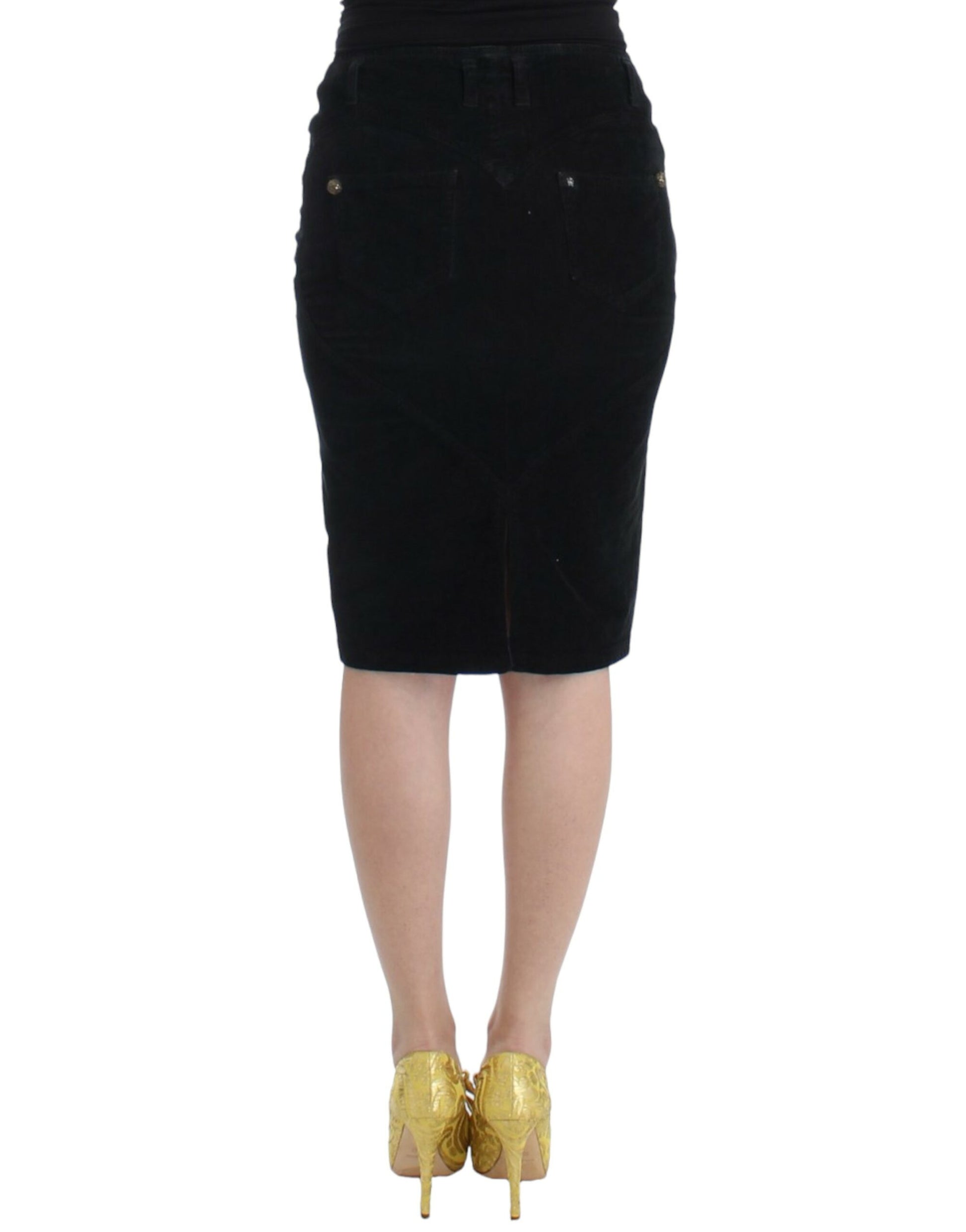 Eleganter schwarzer Bleistiftrock für anspruchsvollen Stil
