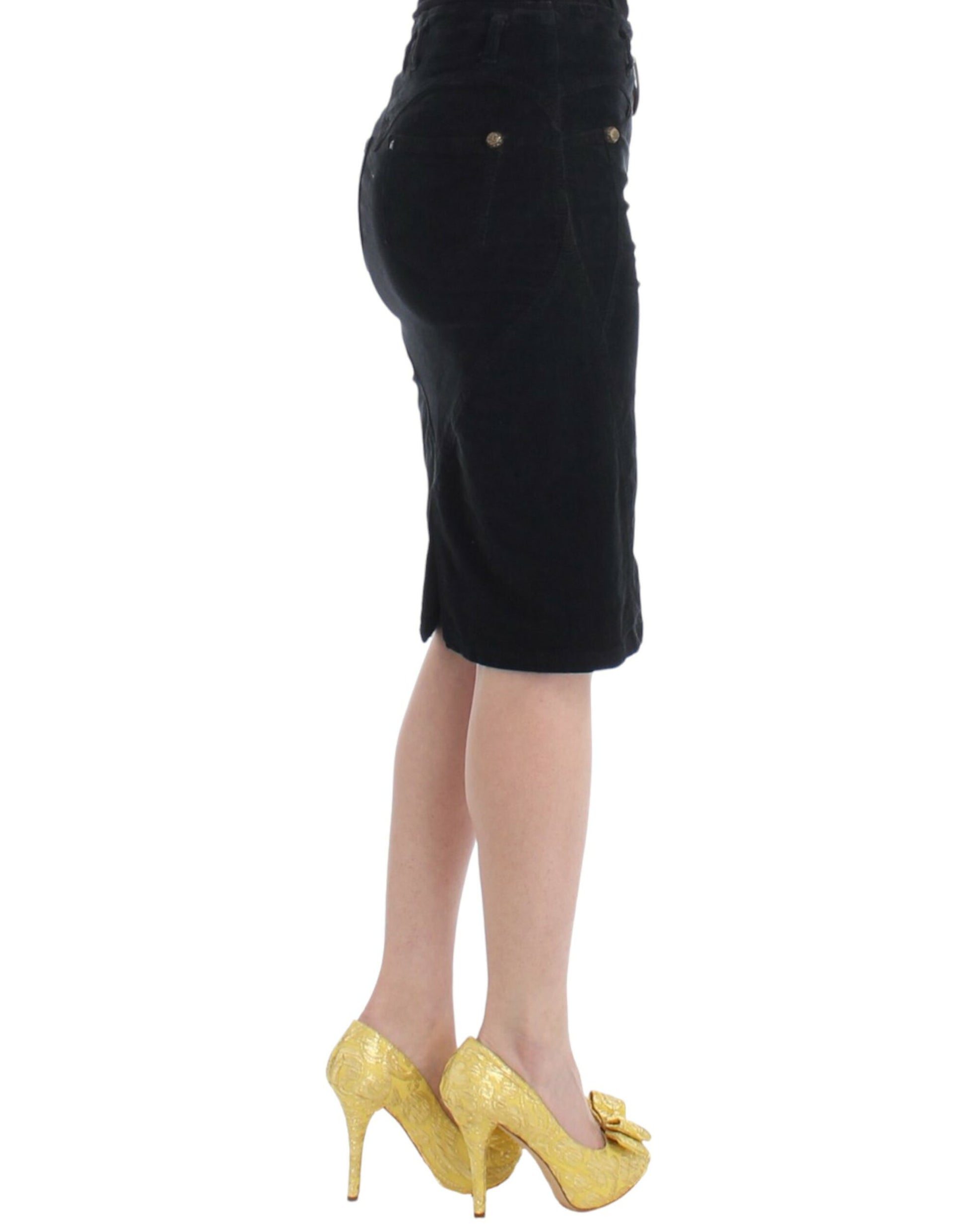 Eleganter schwarzer Bleistiftrock für anspruchsvollen Stil