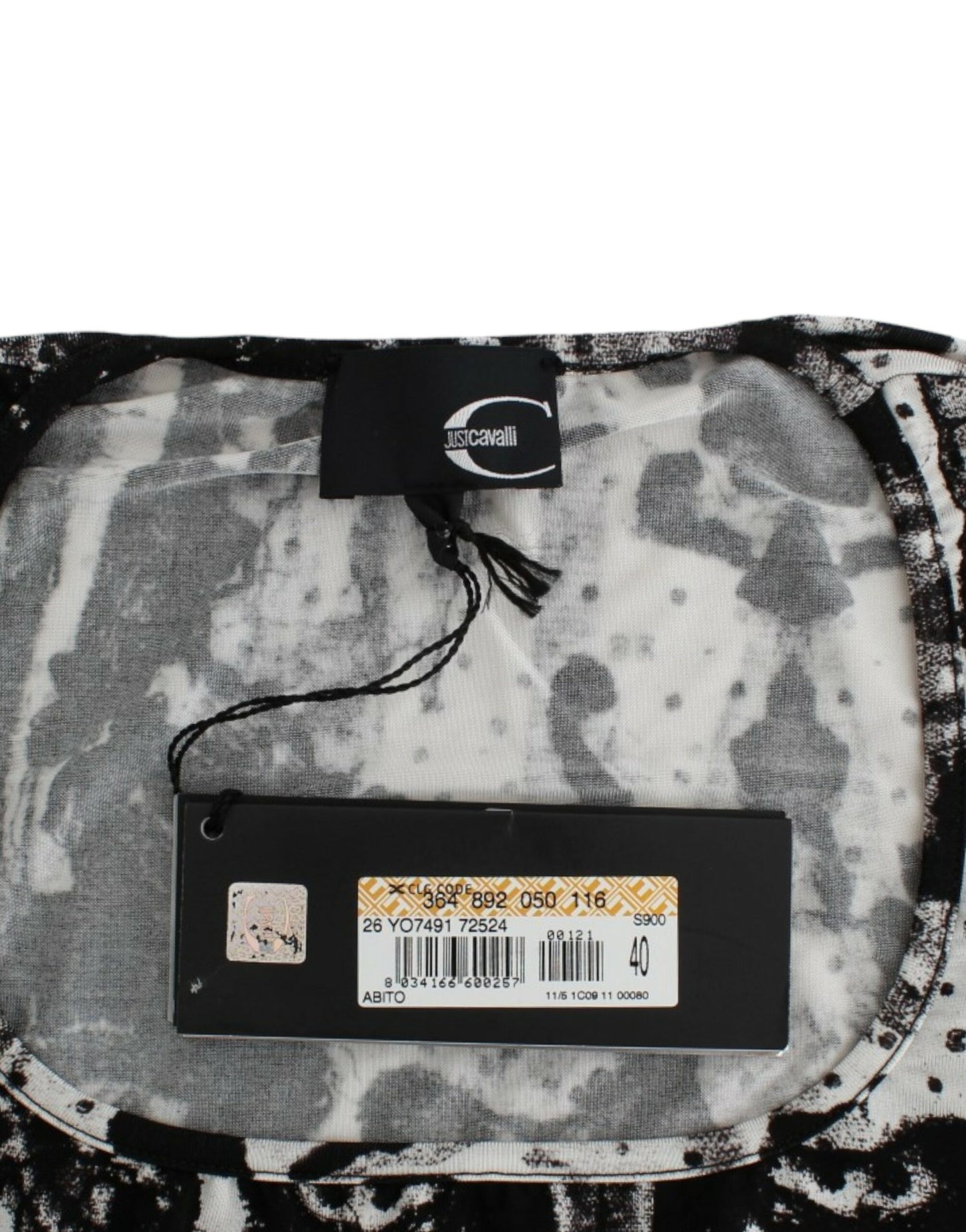 Elegantes bedrucktes Jersey-Etuikleid