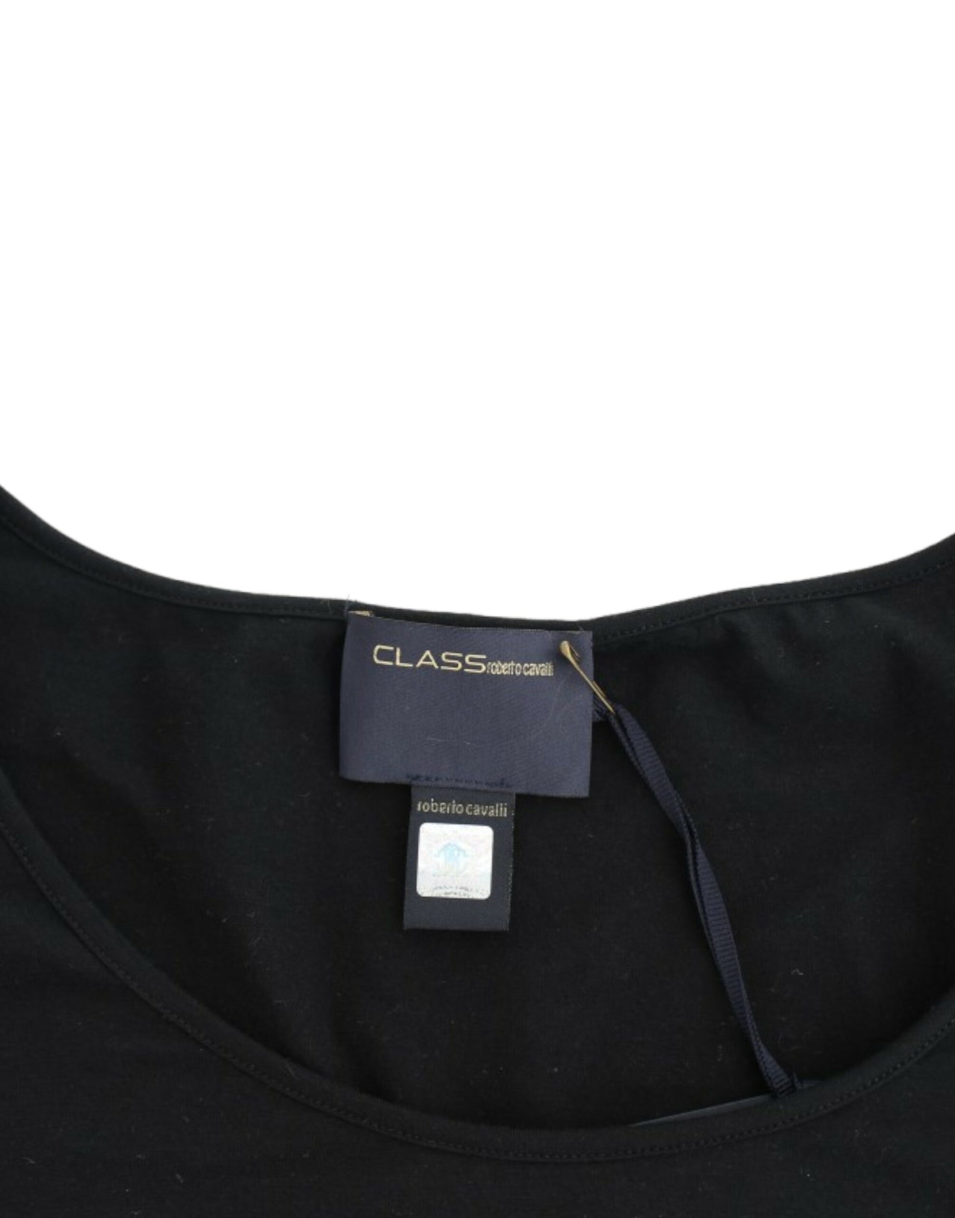 Elegantes schwarzes Top mit Flügelärmeln