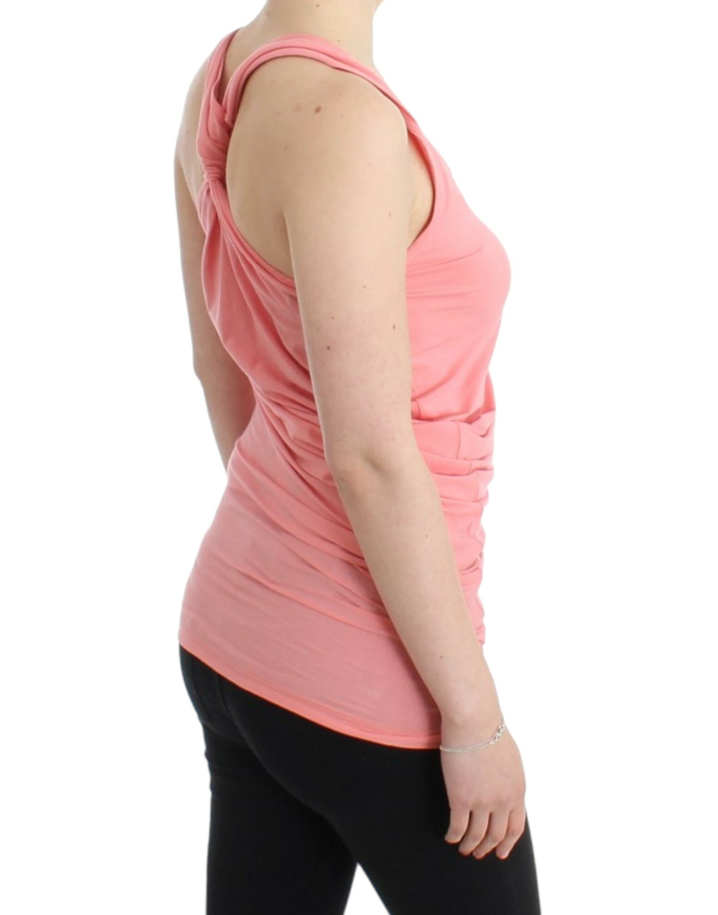 Schickes Tanktop aus Baumwollmischung in Rosa