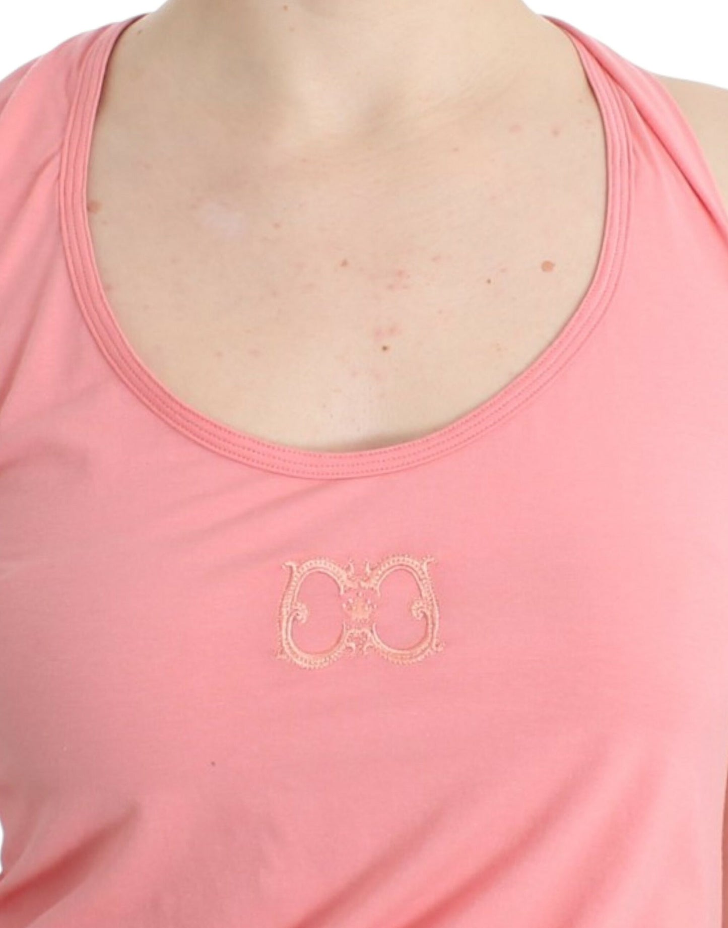 Schickes Tanktop aus Baumwollmischung in Rosa