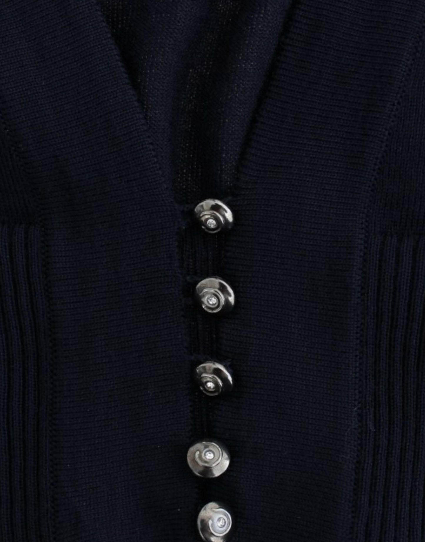 Eleganter verkürzter Cardigan aus Schurwolle