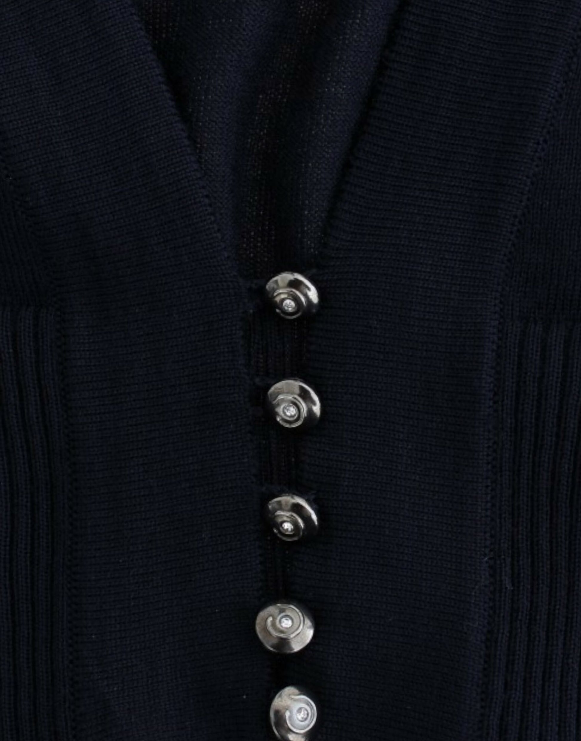 Eleganter verkürzter Cardigan aus Schurwolle