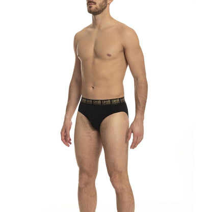 Black Cotton Men's Brief Multibuy Package