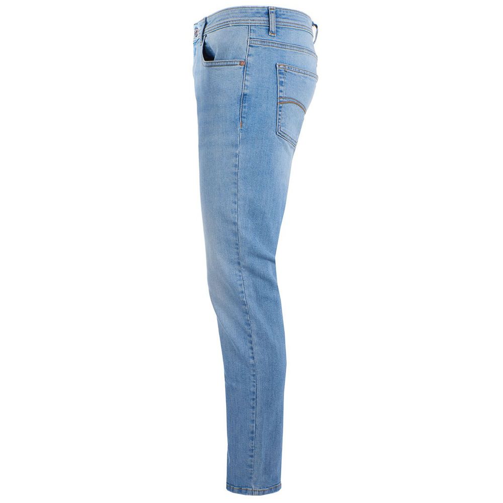 Light Blue Cotton Men Jeans