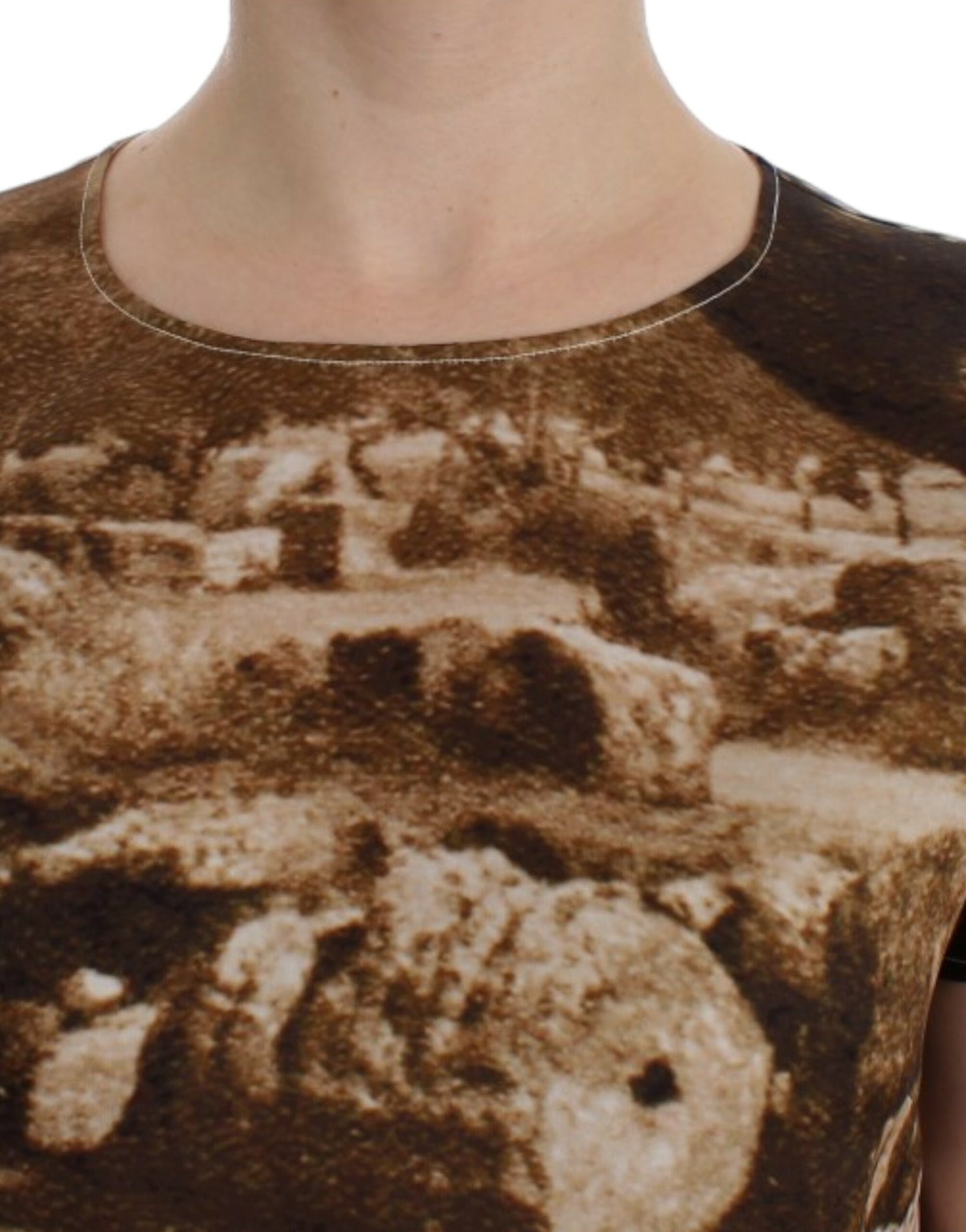 Seidenbluse mit „Enchanted Sicily Taormina“-Print