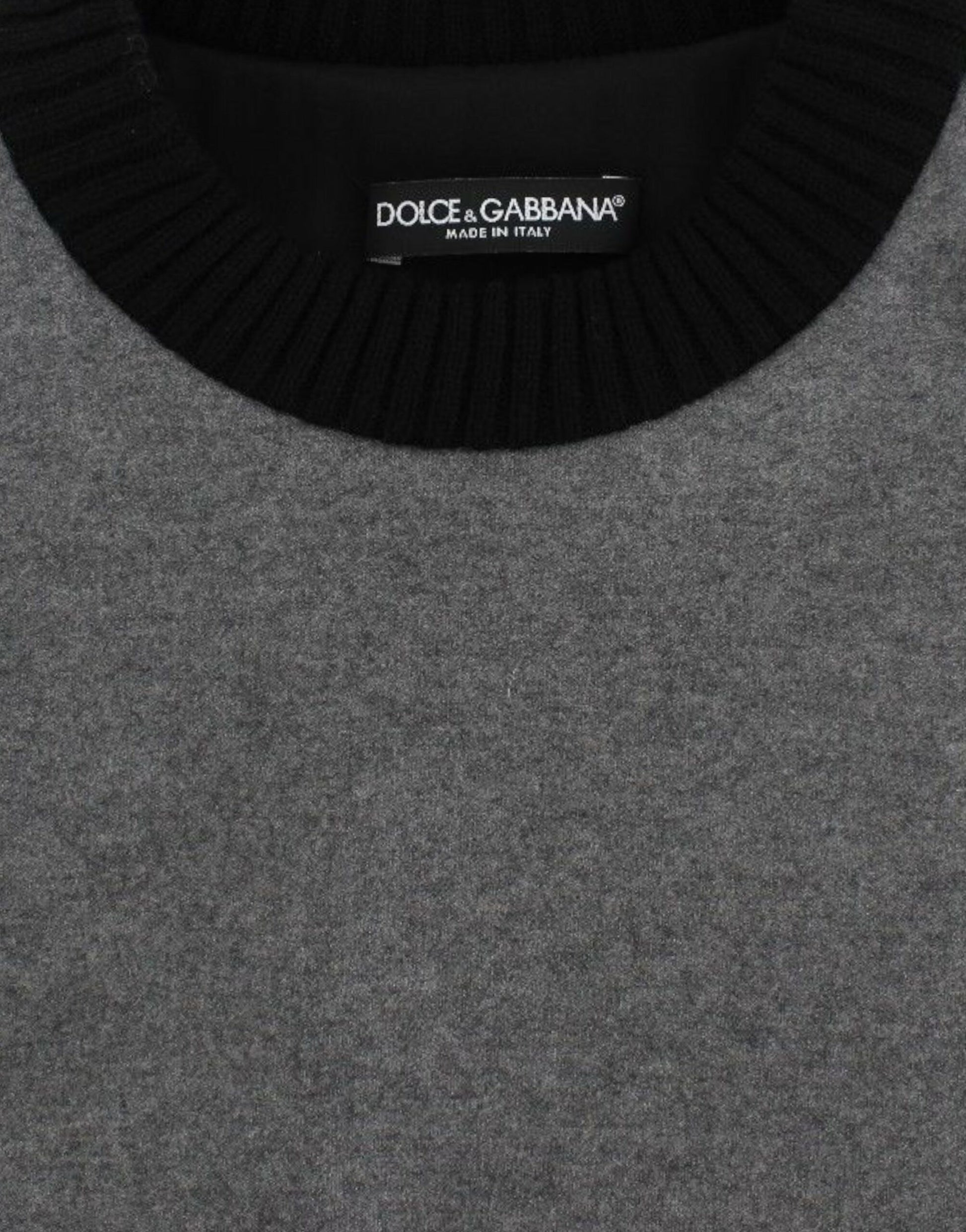 Eleganter grauer Spitzenpullover aus Kaschmirmischung