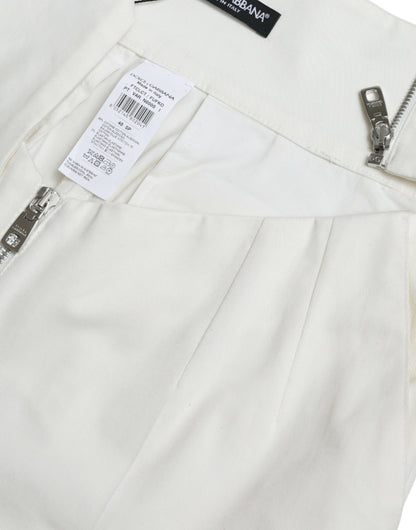 Schicke, konisch zulaufende Hose mit hoher Taille