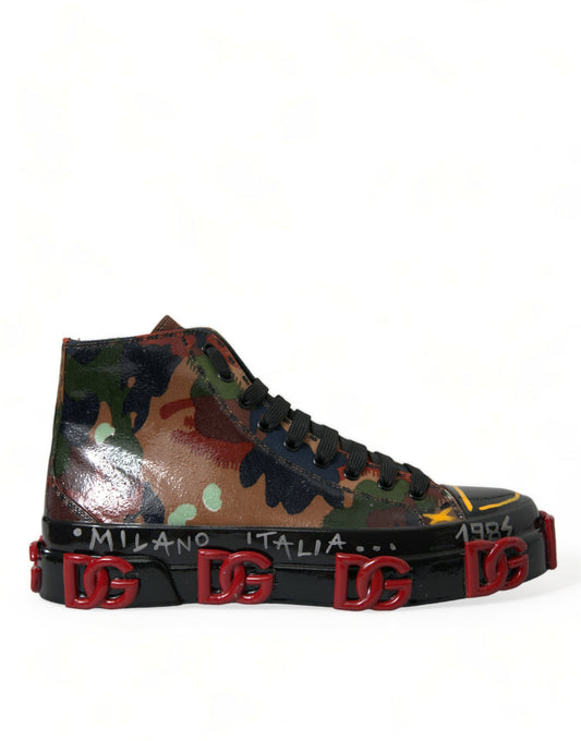 Chic Multicolor High-Top Sneakers