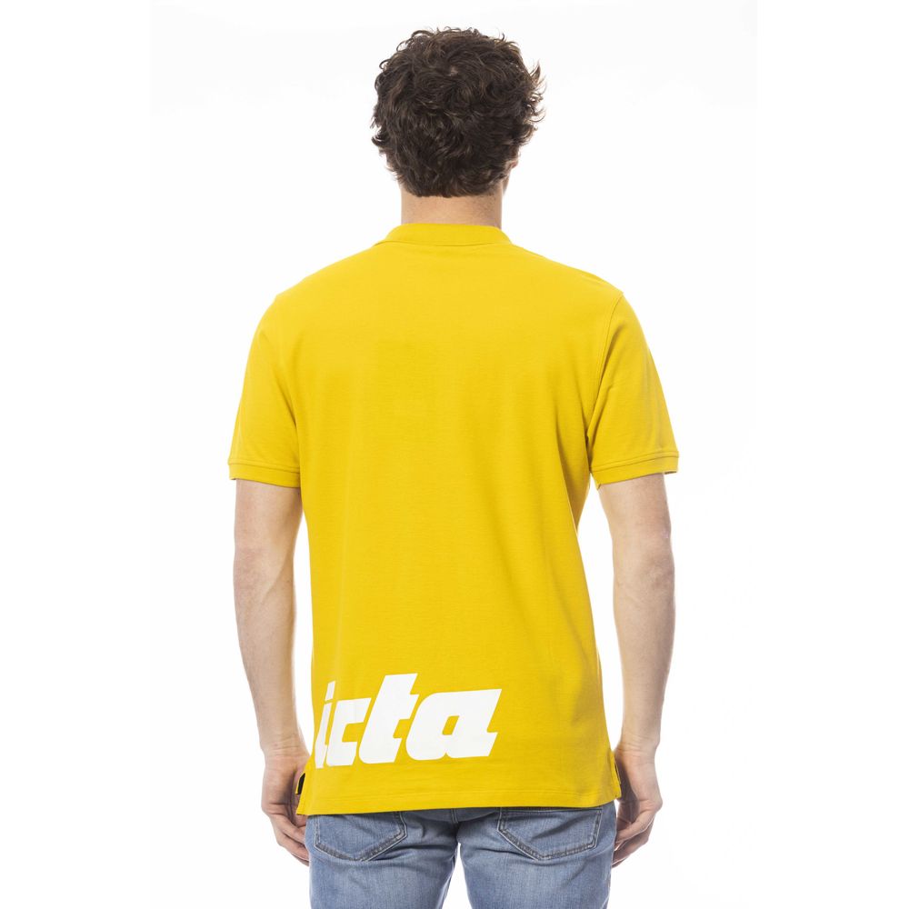 Gelbes Poloshirt aus Baumwolle für Herren