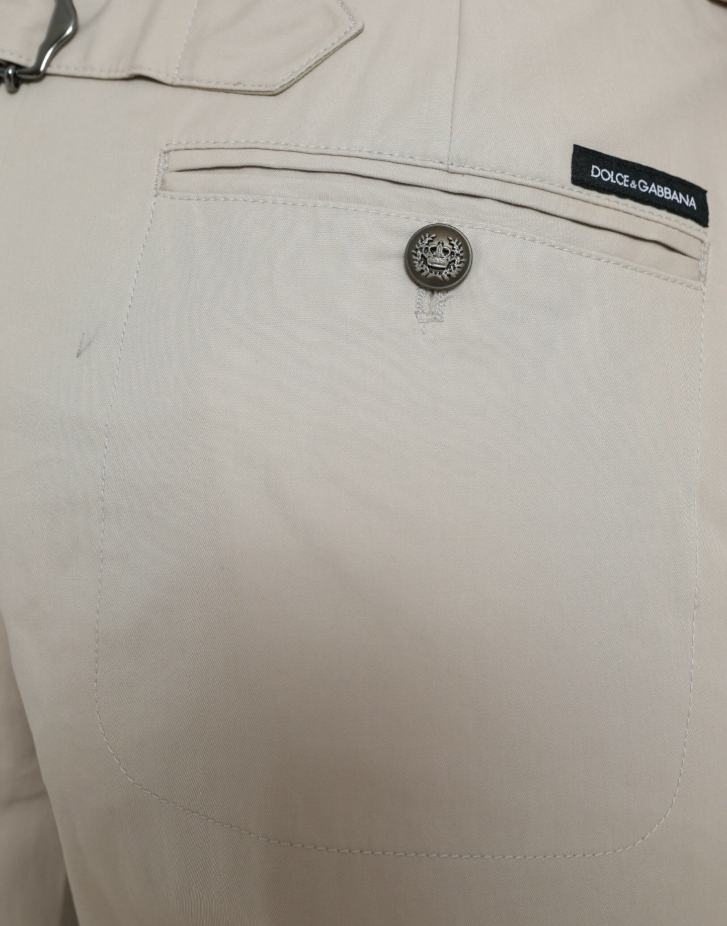 High-Waist Tapered Fashion Hose - Beige