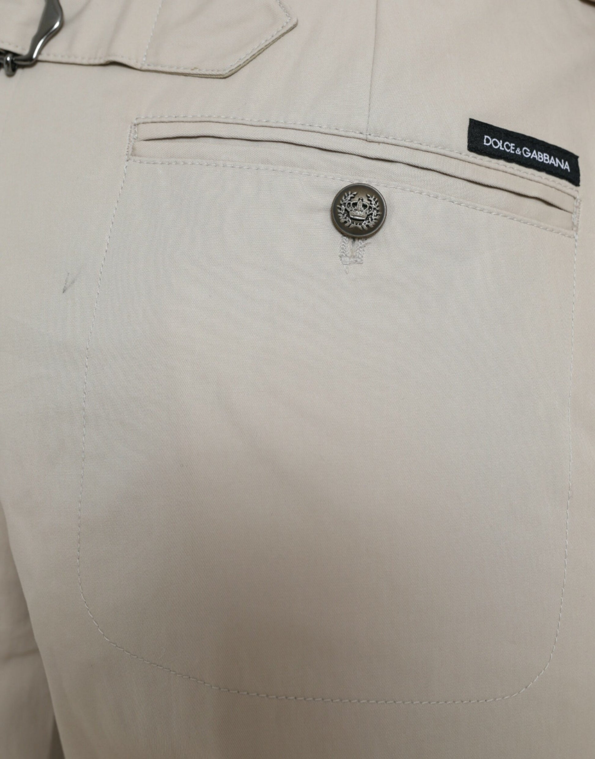 High-Waist Tapered Fashion Hose - Beige