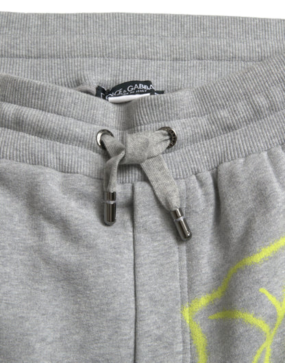 Schicke, graue Skinny-Jogginghose aus Baumwolle