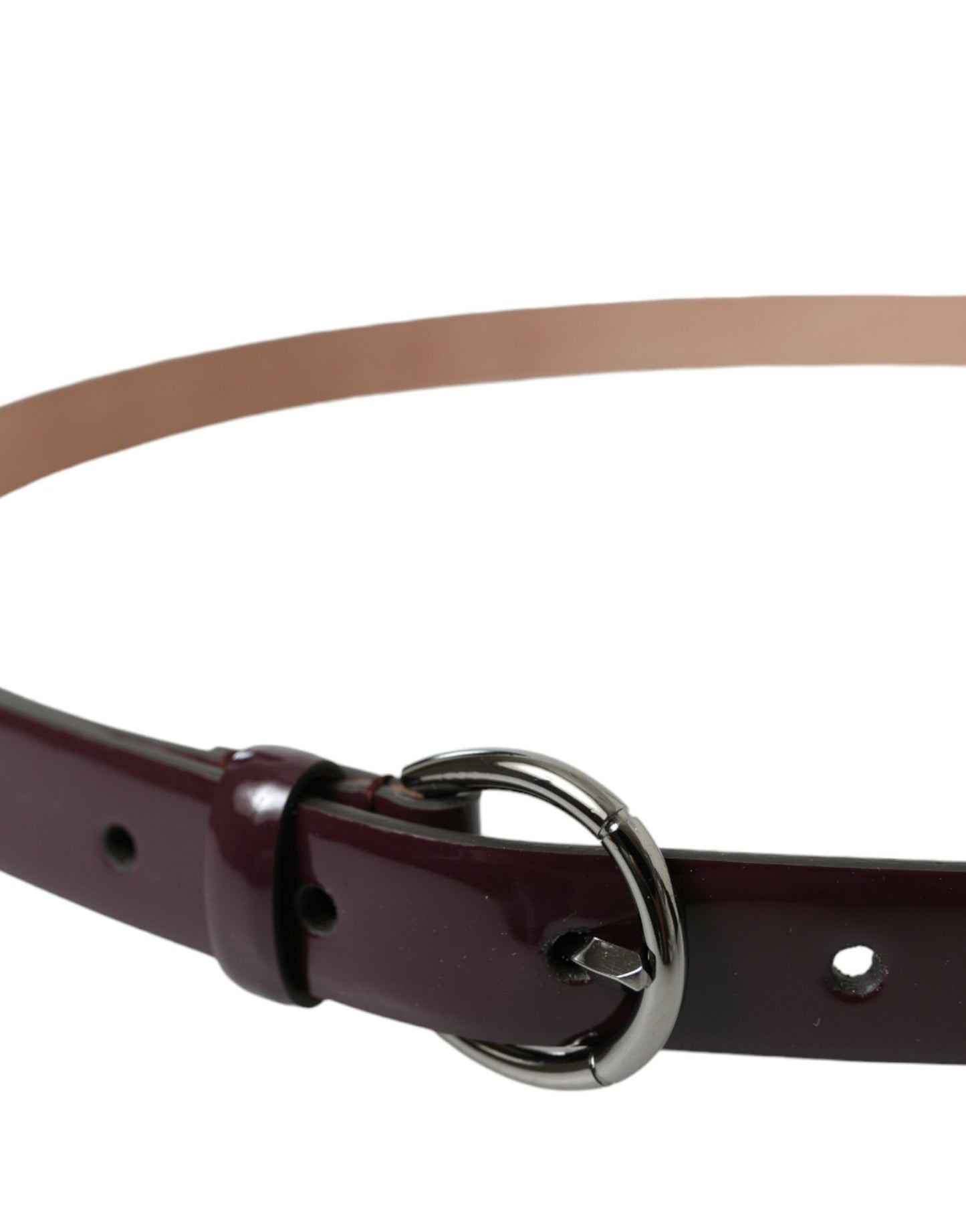 Eleganter kastanienbrauner Taillengürtel aus Leder