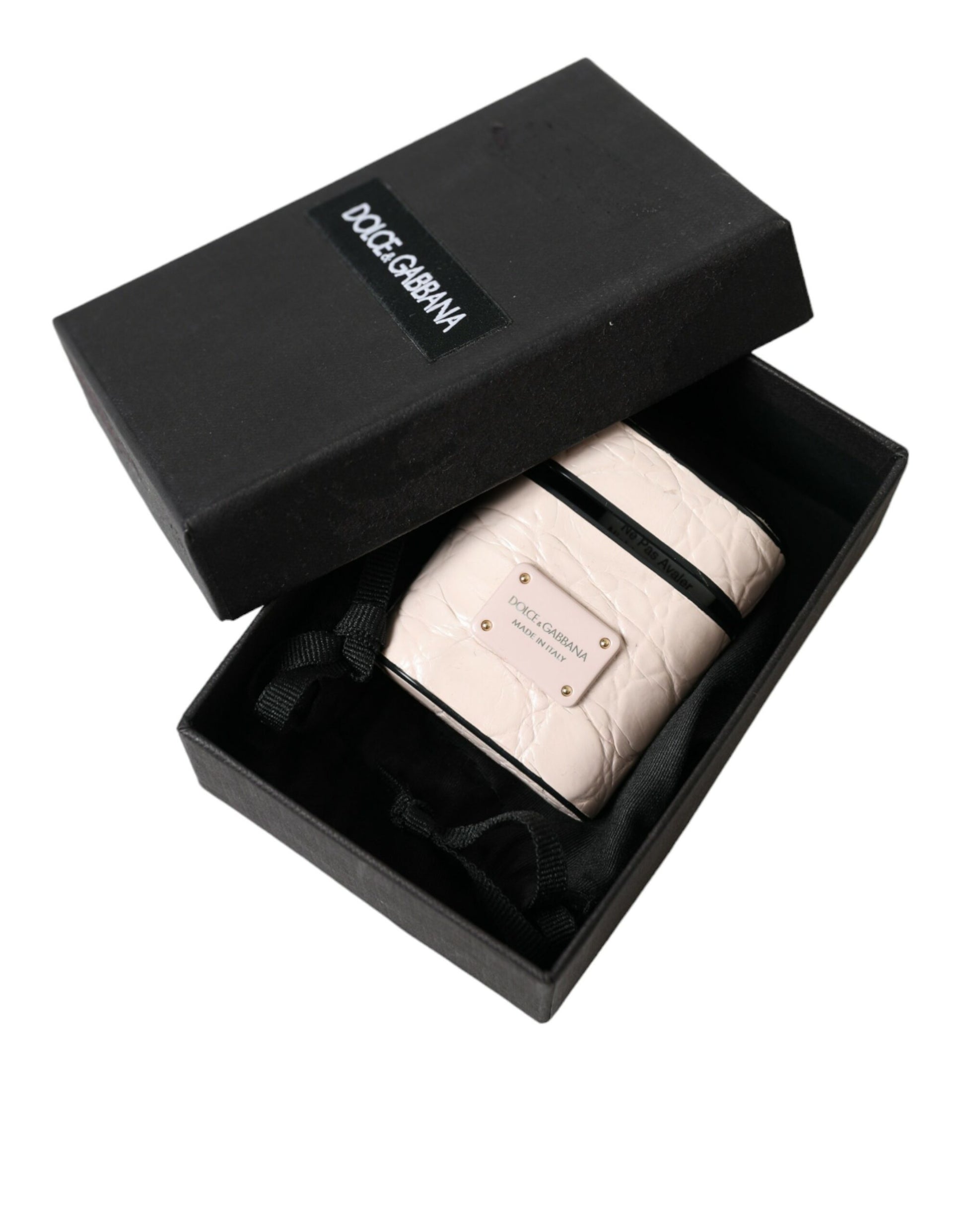 Elegante Airpod-Hülle aus hellrosa Leder
