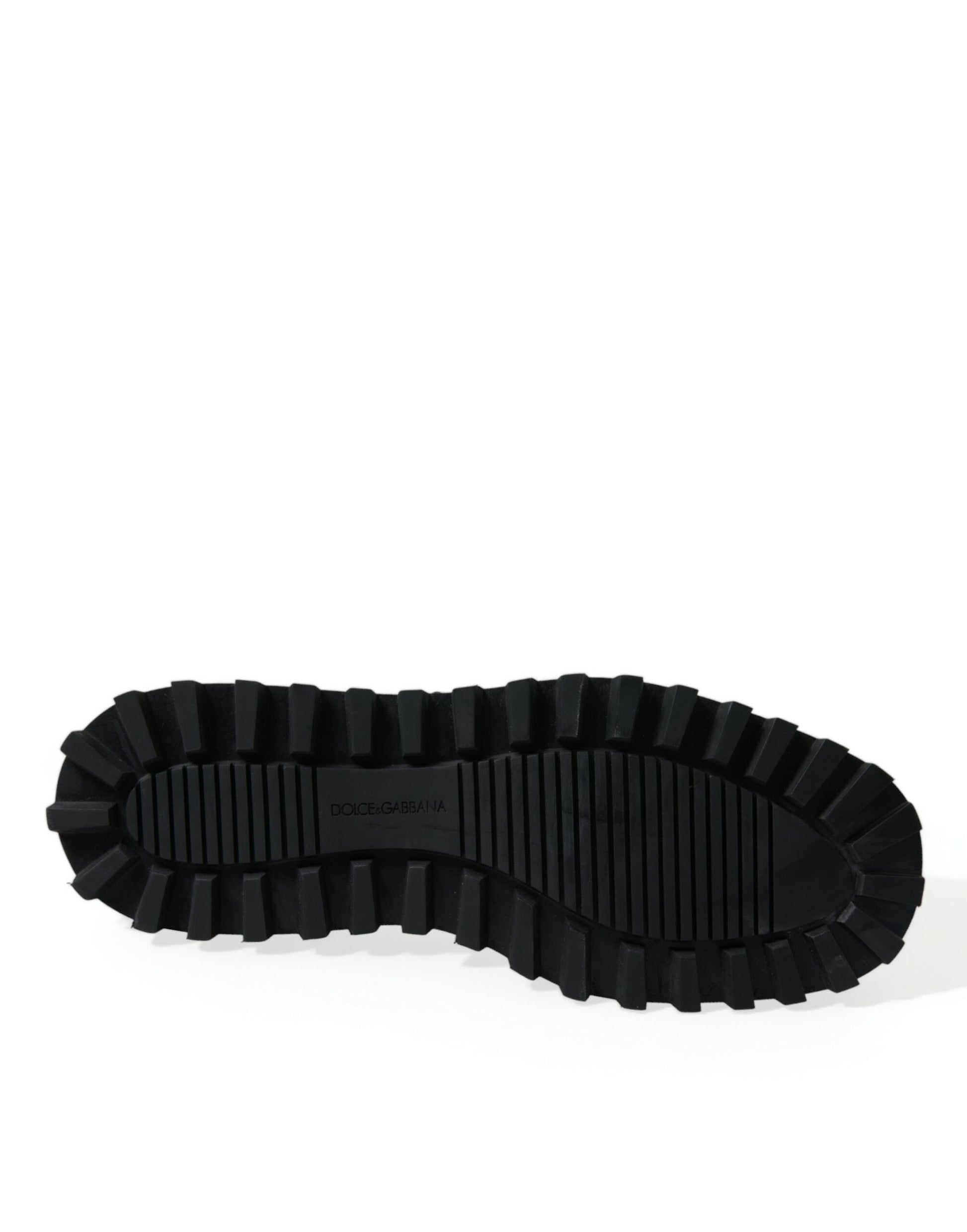 Bronzefarbene, gepolsterte Plateaustiefel mit DG-Logoplakette