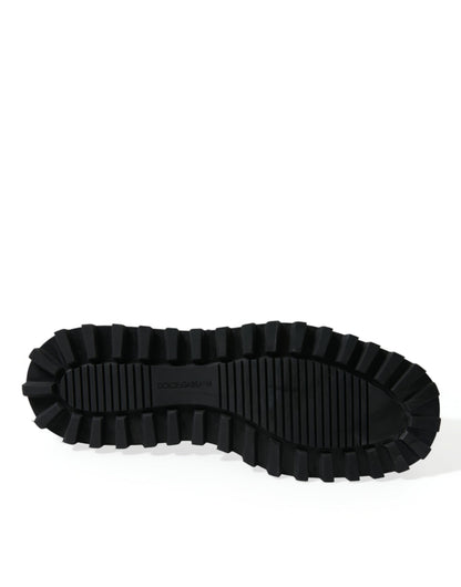 Bronzefarbene, gepolsterte Plateaustiefel mit DG-Logoplakette