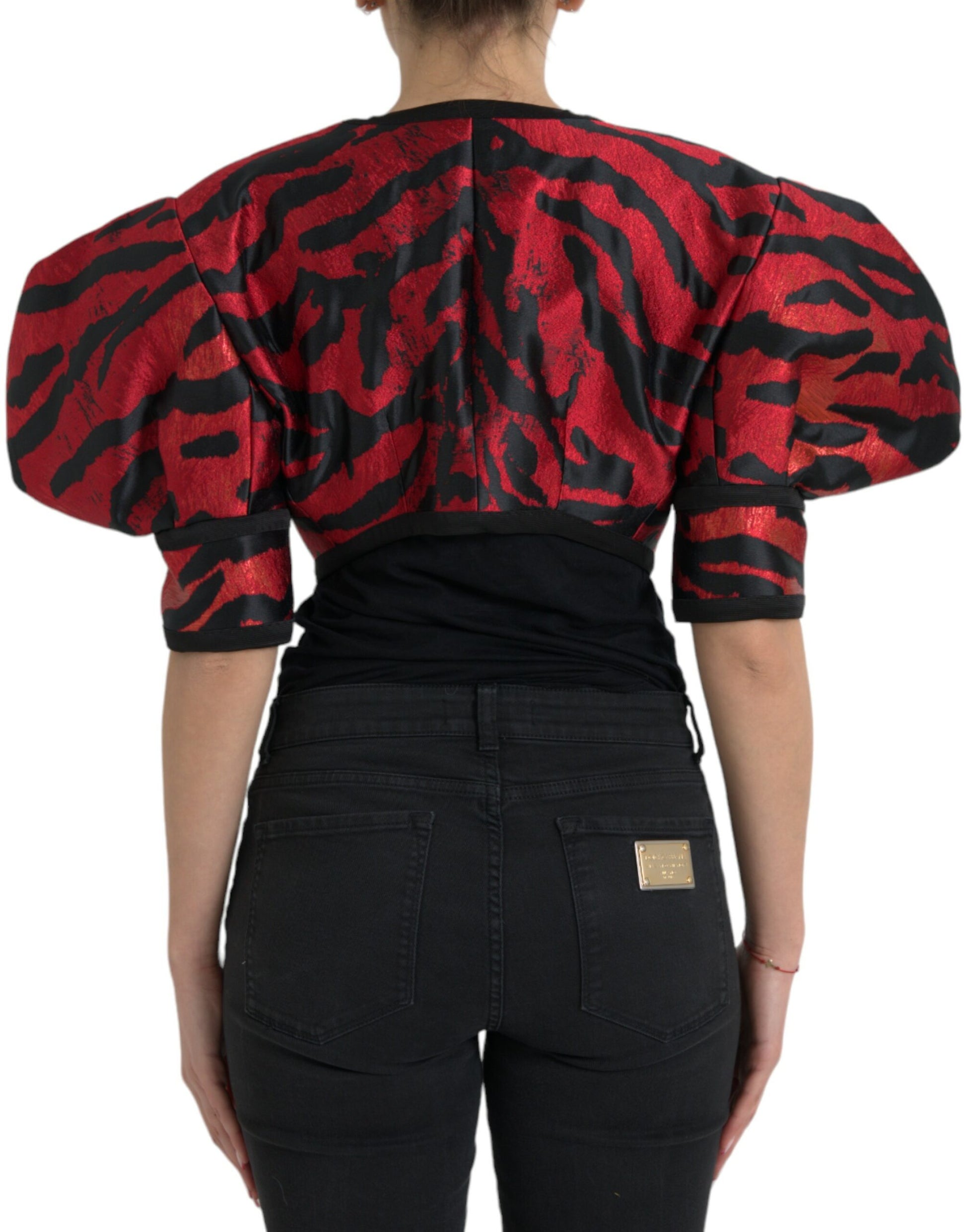 Elegante Manteljacke im Animalprint