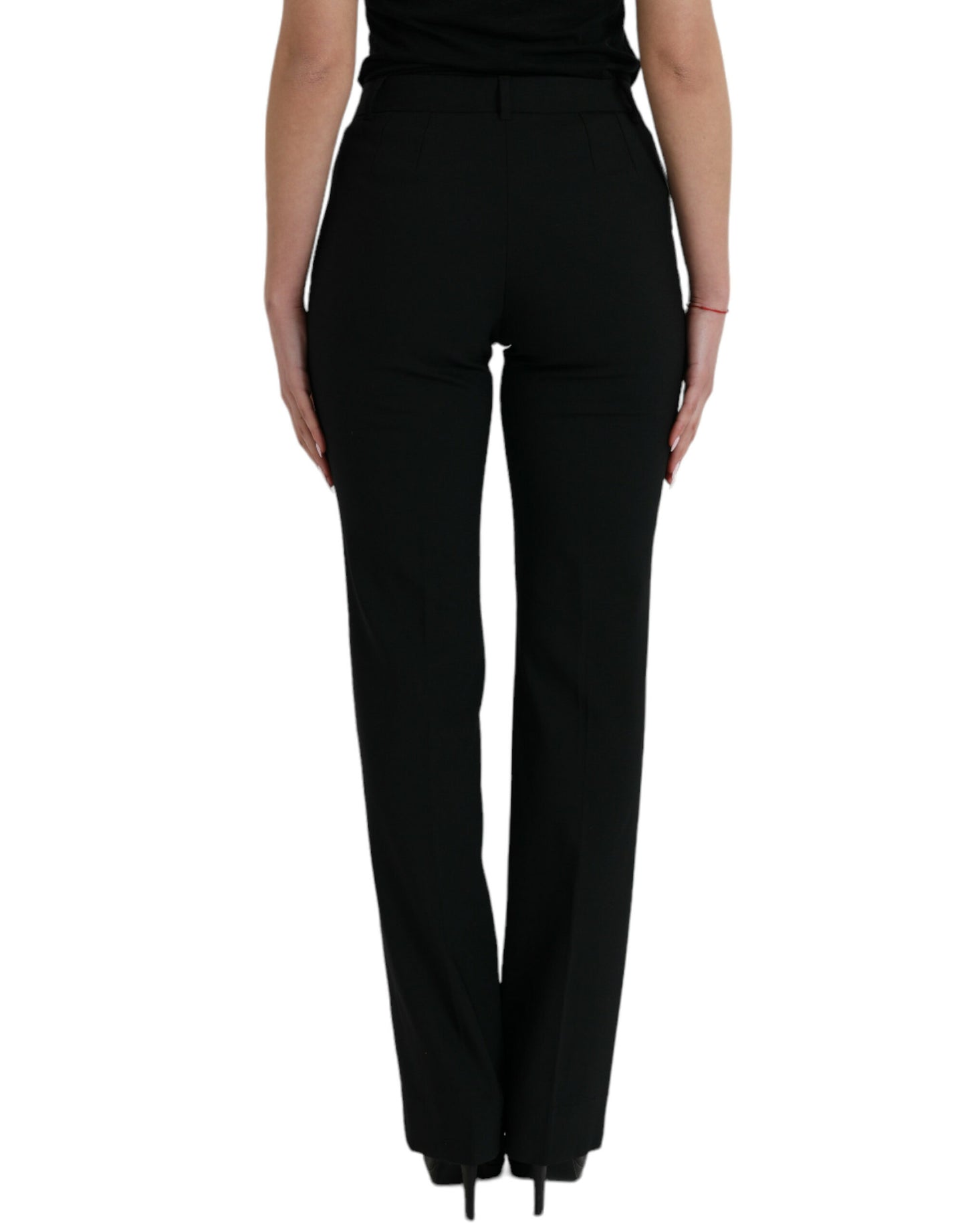 Elegante, schmal zulaufende Wollhose