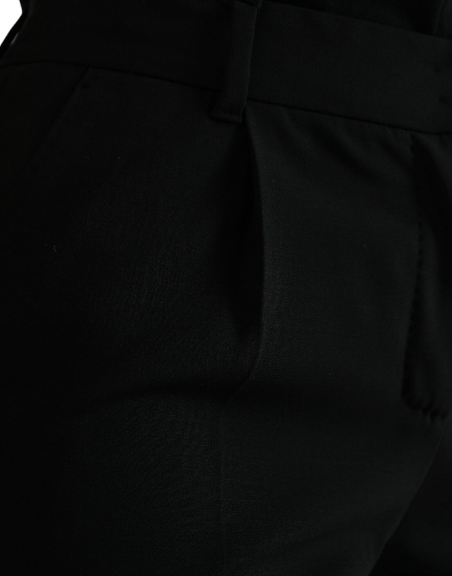Elegante, schmal zulaufende Wollhose
