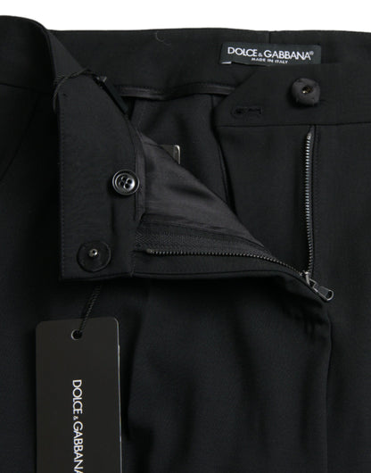 Elegante, schmal zulaufende Wollhose