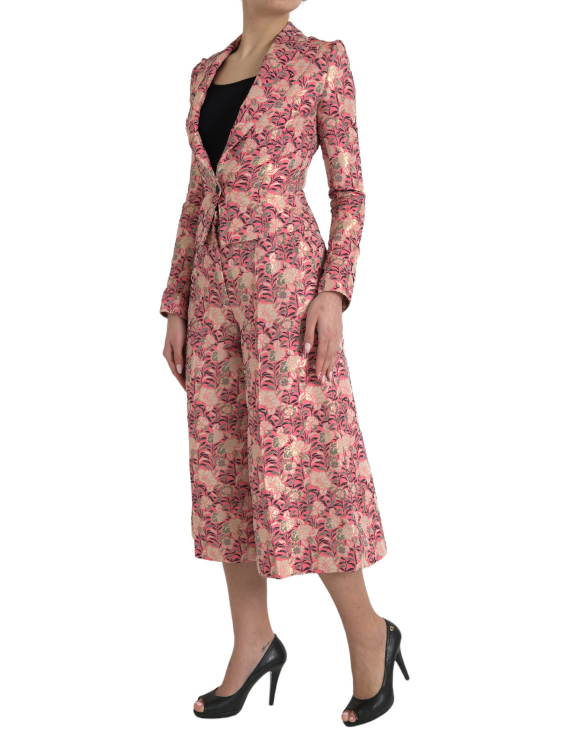 Eleganter rosa Slim Fit Zweiteiler