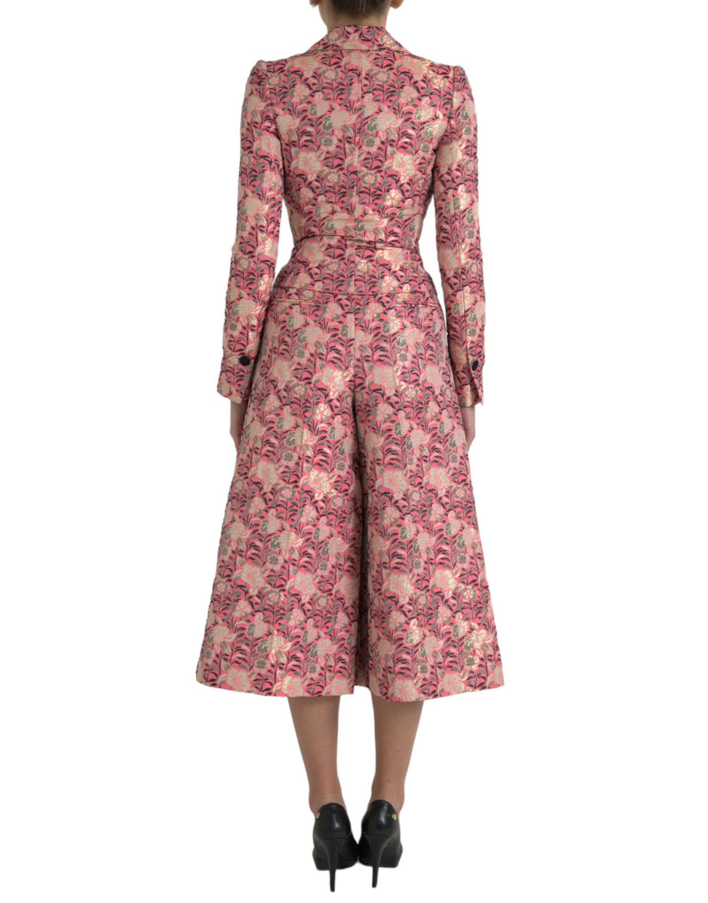Eleganter rosa Slim Fit Zweiteiler