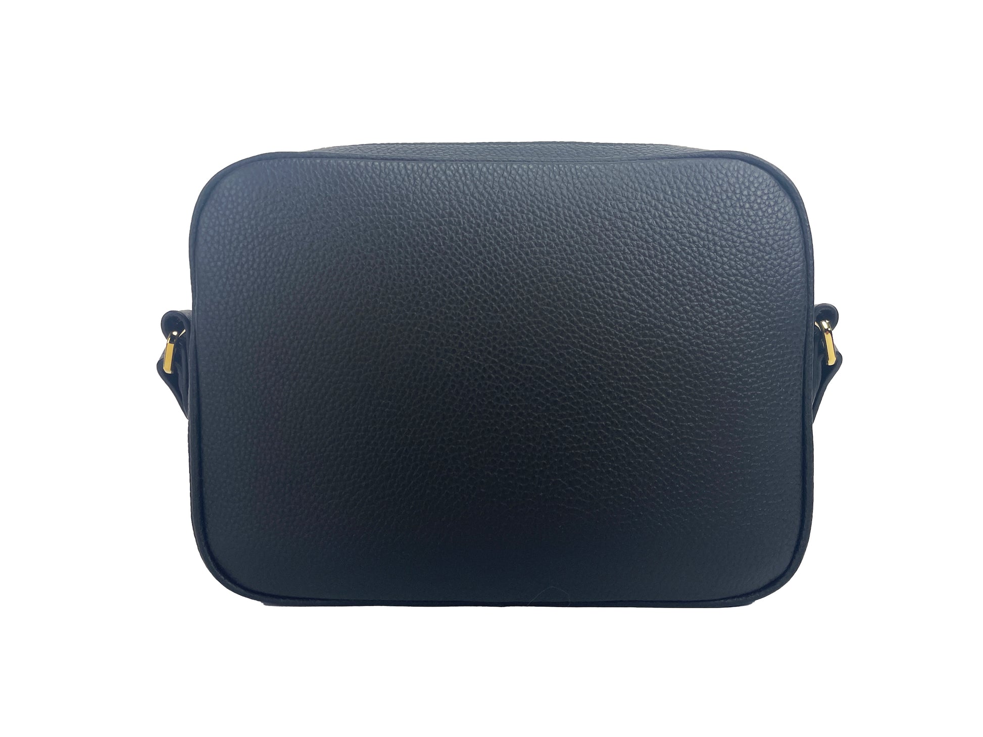 Kleine Kamera-Crossbody-Tasche aus Leder mit TB-Logo