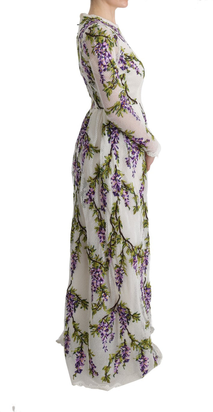Elegantes Maxikleid in A-Linie mit langen Ärmeln