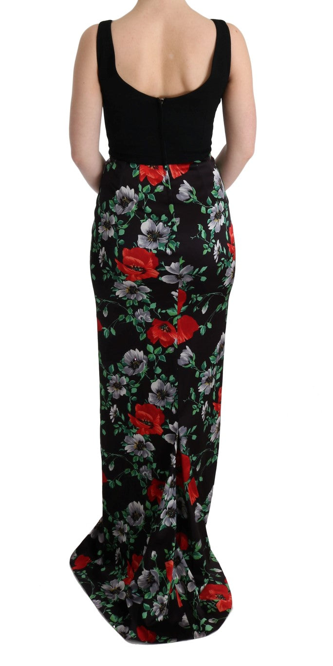 Elegantes Etuikleid mit Blumenmuster